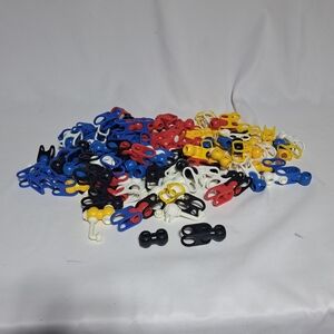 Vintage Matchbox Linkits Construction Toy Lot Over 200‎ Pcs